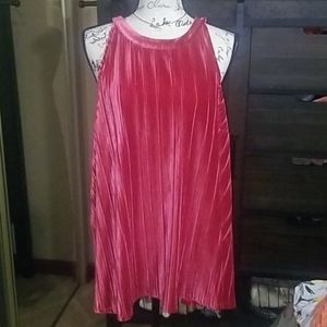 ❤TORRID Red velvet halter top